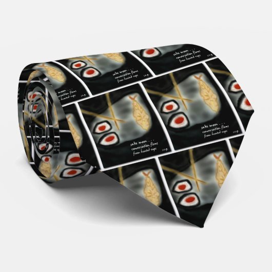 Sake Moon Sushi Stropdas (Opgerold)