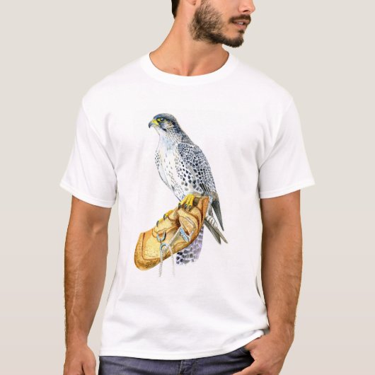 Saker/gyr falcon T shirt (Voorkant)