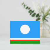 Sakha Flag Briefkaart (Staand voorkant)