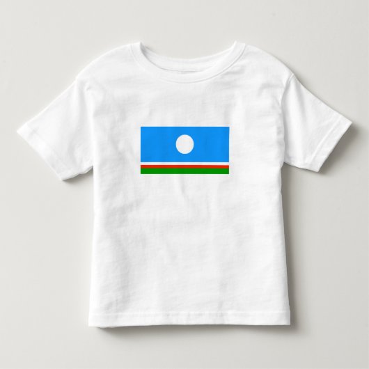 Sakha Flag Kinder Shirts (Voorkant)