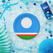 Sakha Flag Papieren Bordje (Feest)