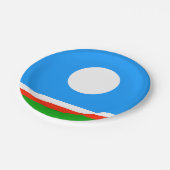 Sakha Flag Papieren Bordje (Gekanteld)