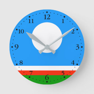 Sakha Flag Ronde Klok