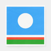 Sakha Flag Servet (Voorkant)