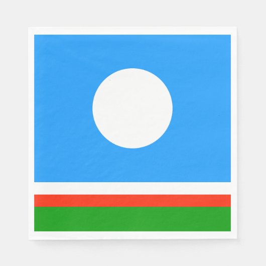 Sakha Flag Servet (Voorkant)