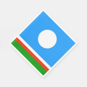 Sakha Flag Servet (Hoek)