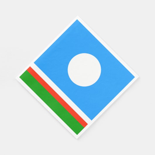 Sakha Flag Servet (Hoek)