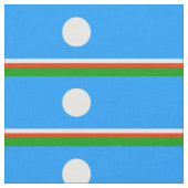 Sakha Flag Stof (Close Up)