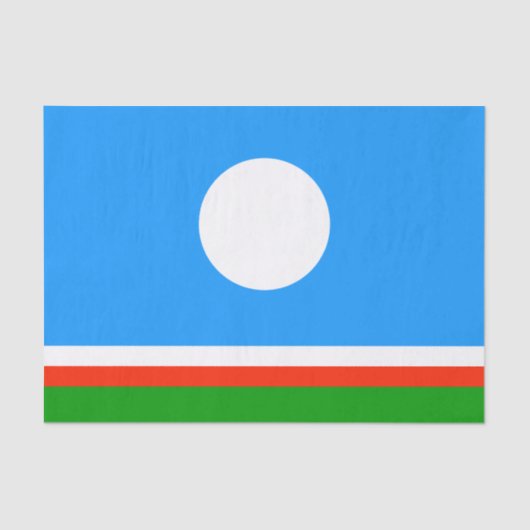 Sakha Flag Tissuepapier (Voorkant)