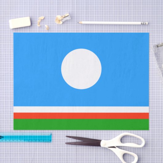 Sakha Flag Tissuepapier (Craft)