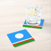 Sakha-vlag Kartonnen Onderzetters (Insitu)