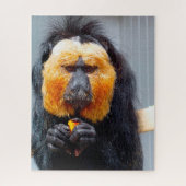 Saki-apen. Legpuzzel (Verticaal)