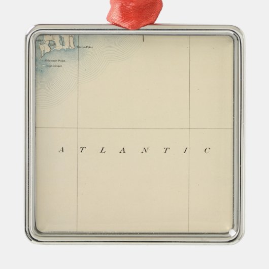 Sakonnet, Massachusetts Metalen Ornament (Voorkant)