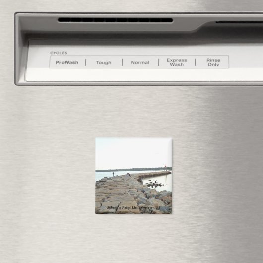 Sakonnet Point breekwater, Little Compton, RI Magneet (Insitu (Vaatwasser))