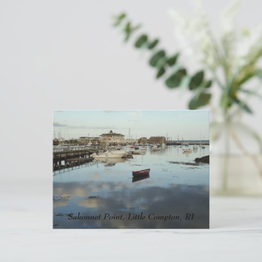 Sakonnet Point Briefkaart, Little Compton, RI Briefkaart (Staand voorkant)