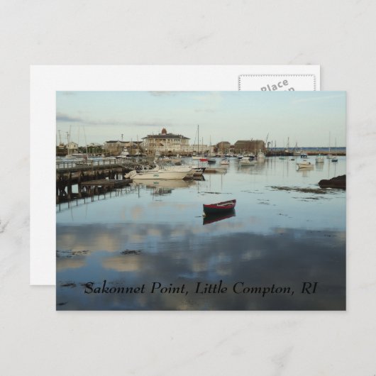 Sakonnet Point Briefkaart, Little Compton, RI Briefkaart (Voorkant / Achterkant)