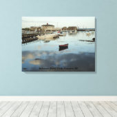 Sakonnet Point, kleine Compton, RI Canvas Afdruk (Insitu (Houten vloer))