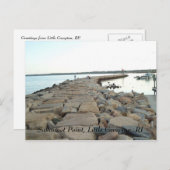 Sakonnet Point, Little Compton, RI Briefkaart (Voorkant / Achterkant)