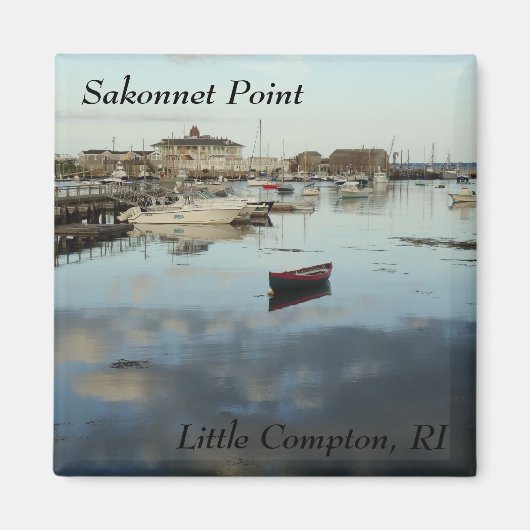 Sakonnet Point, Little Compton, RI Harbour Magneet (Voorkant)