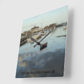 Sakonnet Point, Little Compton, RI Vierkante Klok (Hoek)