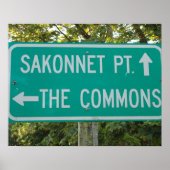 Sakonnet Point, The Commons - Little Compton, RI Poster (Voorkant)