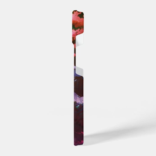 Sakora tree-Moonlit Waterfall with Cherr-pink iPhone Hoesje (Linkerkant)