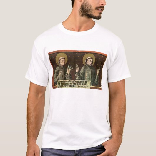Saksen Anthony van Padua en Francis van Assisi T-shirt (Voorkant)