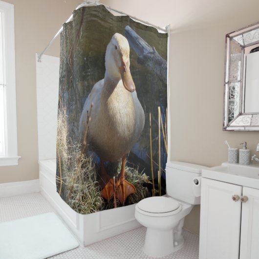 Saksen Duck Douchegordijn (In situ)