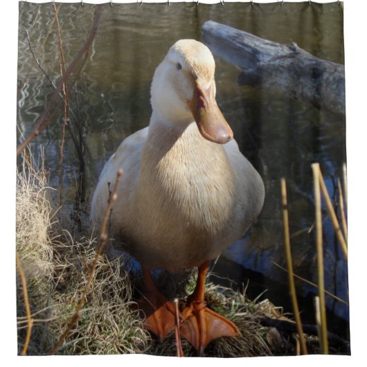 Saksen Duck Douchegordijn (Voorkant)