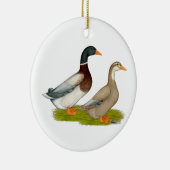 Saksen Ducks Keramisch Ornament (Rechts)