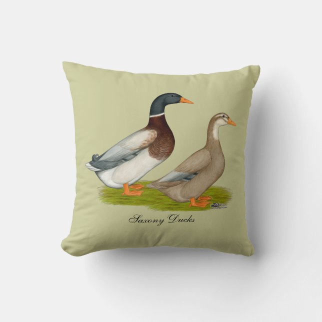 Saksen Ducks Kussen (Voorkant)