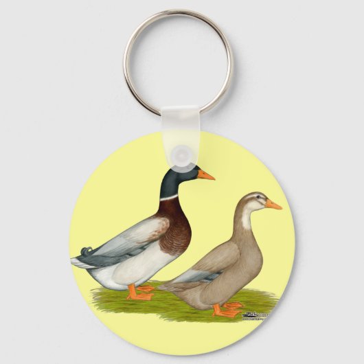 Saksen Ducks Sleutelhanger (Voorkant)