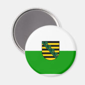 Saksen, Duitsland Magneet (Voorkant / Achterkant)