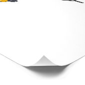 Saksen Duitsland Retro State Kaart  Souvenir Perfect Poster (Hoek)