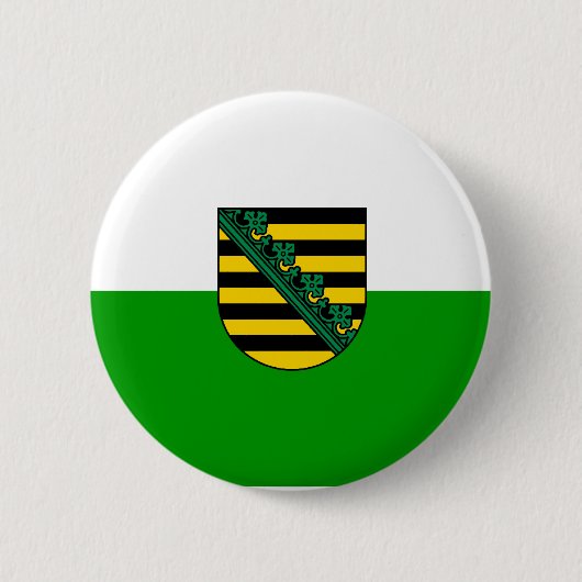 Saksen, Duitsland Ronde Button 5,7 Cm (Voorkant)
