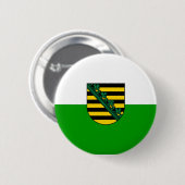 Saksen, Duitsland Ronde Button 5,7 Cm (Voorkant /achterkant)