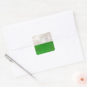 Saksen Vierkante Sticker (Envelop)