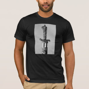 Saksisch jachtzwaard met Scabbard T-shirts