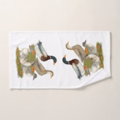Saksische Eend Familie Bad Handdoek (Handdoek)