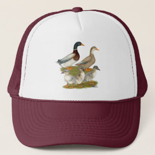 Saksische Eend Familie Trucker Pet