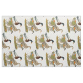 Saksische Eendenfamilie Stof (Fat Quarter)