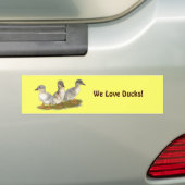 Saksische Eendjes Bumpersticker (Op auto)