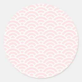 SAKURA 12 Seigaiha Waves - Energetic Ver. Ronde Sticker