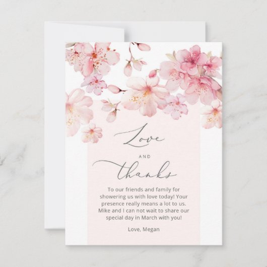 Sakura aangepaste kaart (Voorkant)