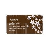 Sakura adreslabel etiket (Voorkant)