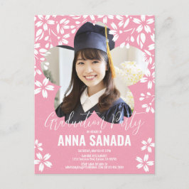SAKURA Afstudeerfeest Uitnodiging Briefkaart