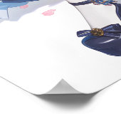 Sakura anime roze kat meisje poster (Hoek)