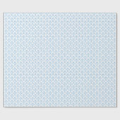 Sakura Baby Blue - White Cadeaupapier (Vlak)
