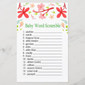 Sakura Baby word scramble game (Voorkant)