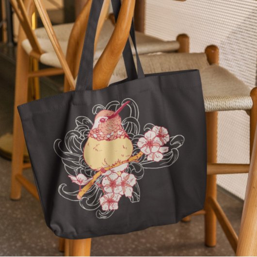 Sakura Bird Tote Bag
